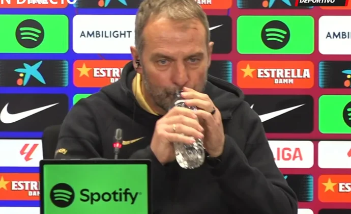 Flick explica cómo llega el equipo y habla de Vitor Roque, Dani Olmo y Las Palmas