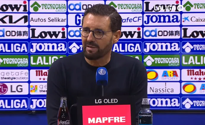 Bordalás analiza la derrota y habla de Alderete, Terrats, Bernat, Juanmi y Mayoral