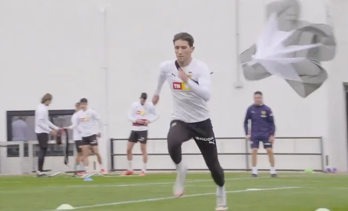 Nueva sesión en Paterna con la única baja de Thierry