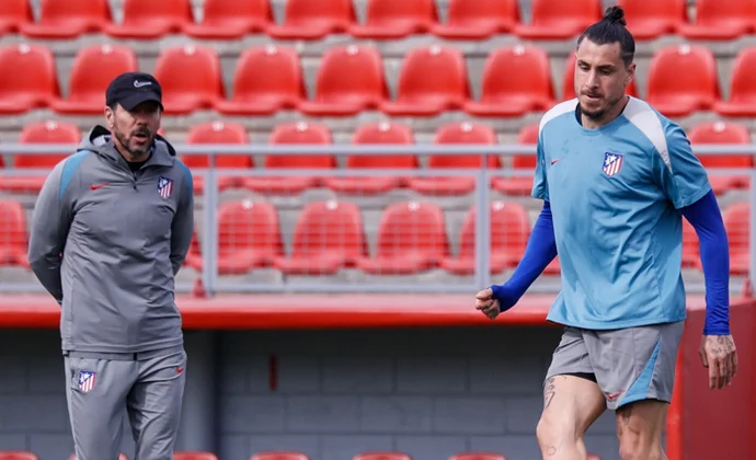 Koke y Azpilicueta, bajas en un entrenamiento de recuperación y sin ensayo