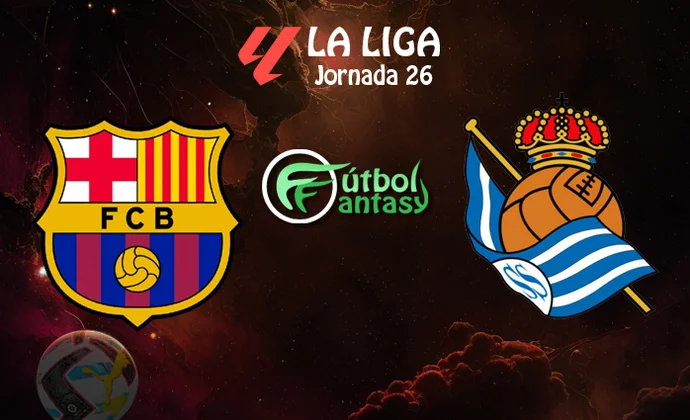 Alineaciones probables y previa fantasy del Barcelona - Real Sociedad
