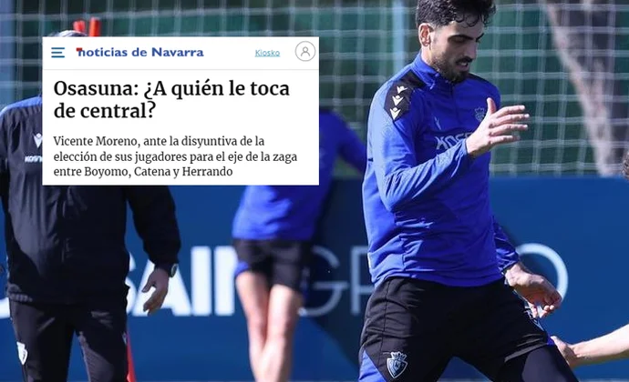 Noticias de Navarra también se hace eco de la duda con los centrales