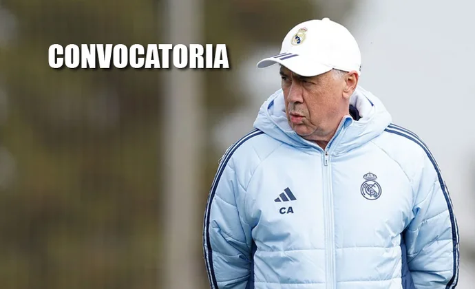 Ancelotti convoca a 19 futbolistas para viajar a Sevilla