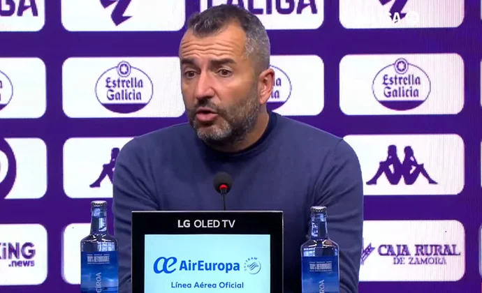 Diego Martínez lamenta los infortunios durante el partido y habla de Mármol, Viti, Fabio Silva y Essugo