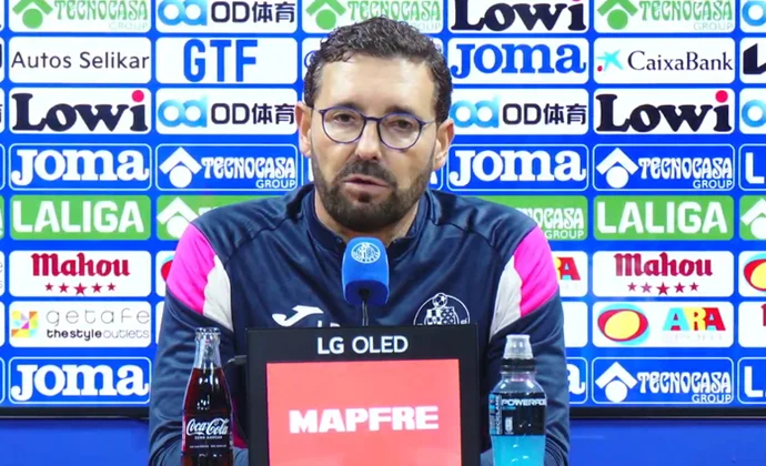 Bordalás habla del significado del derbi, Mayoral, Duarte y esconde la disponibilidad de Luis Milla y Alderete