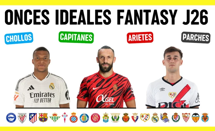 Onces ideales, posibles chollos y mejores capitanes y arietes para la J26, por Scouting Biwenger