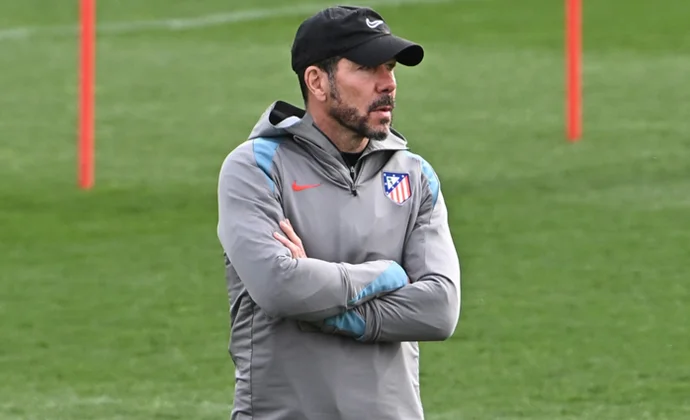 Simeone prueba once para mañana