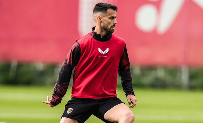 El Sevilla completa la última sesión sin los cuatro lesionados