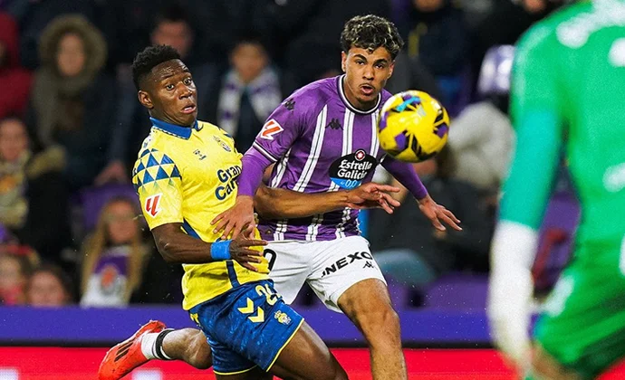Jornada 26: Valladolid 1-1 Las Palmas. Estadísticas y puntos fantasy