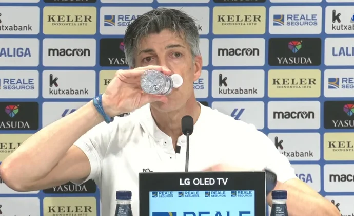 Imanol ve muy difícil a Sucic para mañana, pone en duda a Oyarzabal y habla del Barcelona