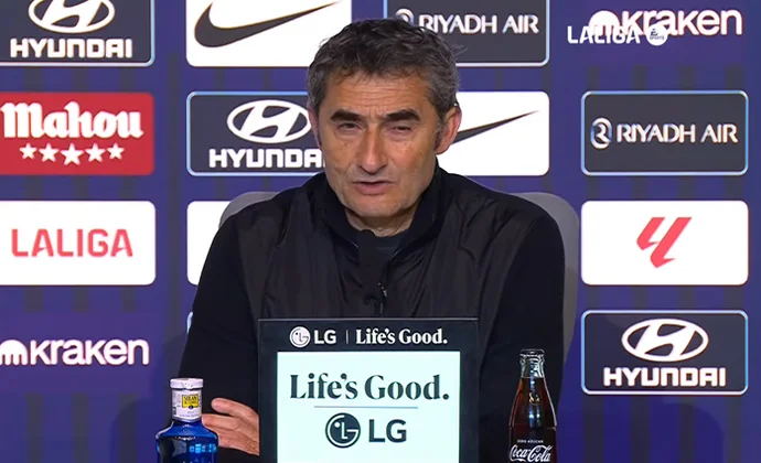 Valverde queda satisfecho, habla de Vivian y explica por qué jugó sin nueve y no hizo rotaciones