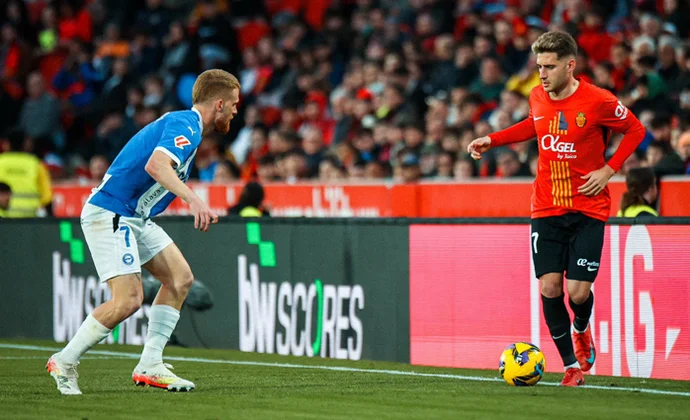 Jornada 26: Mallorca 1-1 Alavés. Estadísticas y puntos fantasy