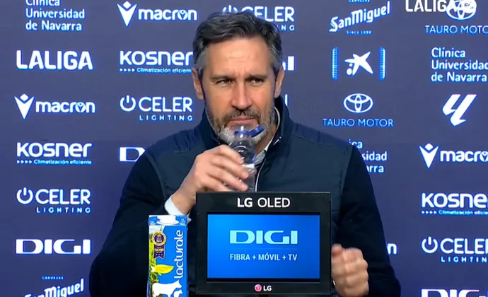 Vicente Moreno expresa sus sensaciones y habla de Aimar Oroz, Areso, Kike Barja y Bryan