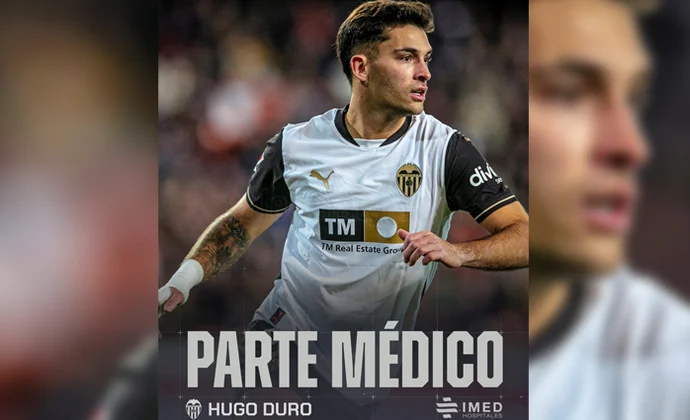 El parte médico oficial de Hugo Duro confirma la rotura revelada ayer