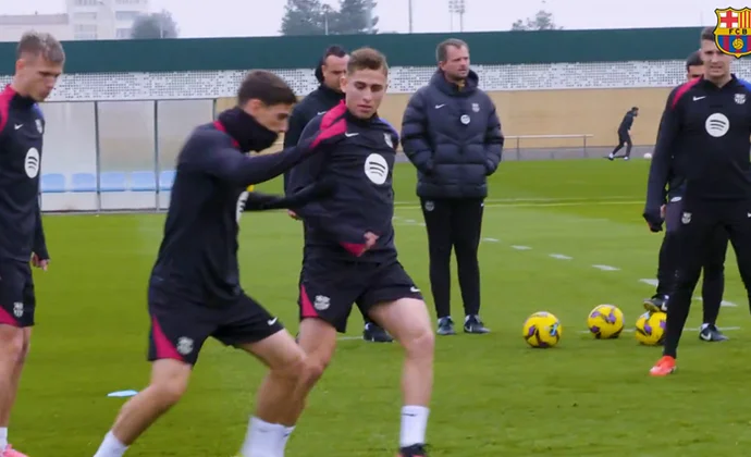 Balde e Íñigo se ejercitan con normalidad este viernes