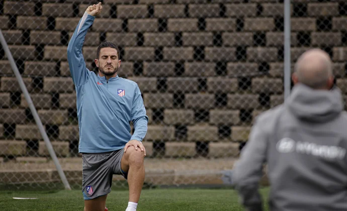 Koke, única baja en la sesión de este sábado