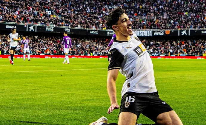 Jornada 27: Valencia 2-1 Valladolid. Estadísticas y puntos fantasy