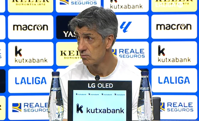 Imanol lamenta la carga de partidos y el cansancio y habla de Zubeldia, Aguerd y Aramburu