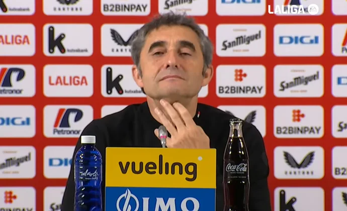 Valverde analiza el empate y habla de Sancet, Canales y la pareja de centrales