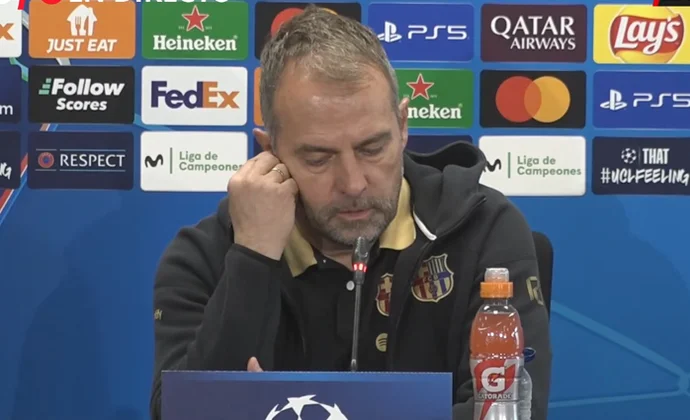 Flick habla de Lewandowski, Szczesny, Raphinha, Di María y el Benfica