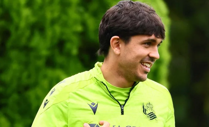 Aramburu acudió a Zubieta en el día de descanso y se encuentra casi recuperado