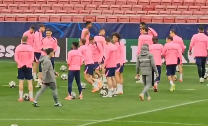 Koke, Lenglet y De Paul vuelven al grupo en la sesión previa