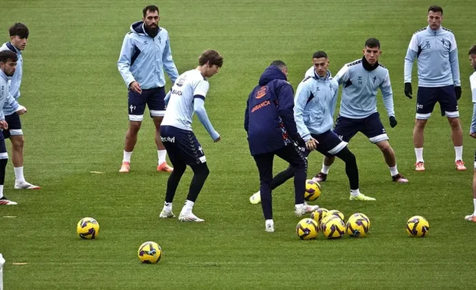 El Celta retoma los entrenamientos sin Hugo Álvarez ni Swedberg