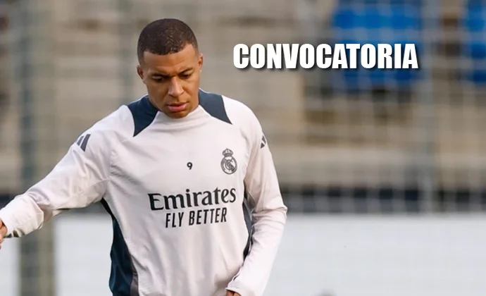 Mbappé entra en la convocatoria como estaba previsto