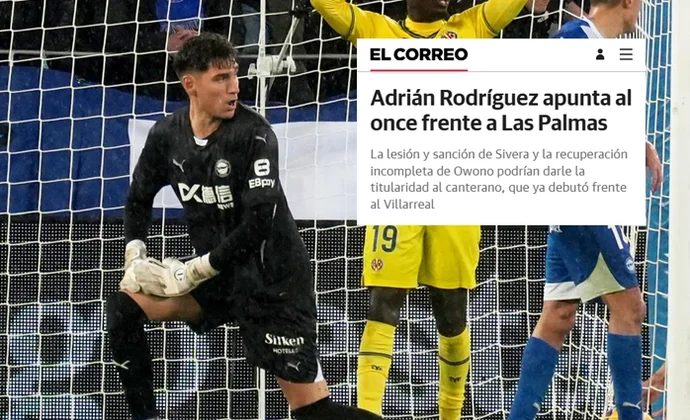 El Correo no ve a Owono completamente listo y apuesta por Adrián