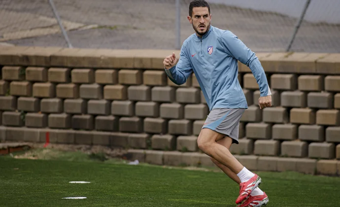 Simeone ensaya once con Koke, GIménez y Galán