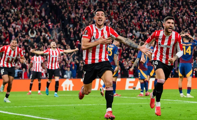 Europa League: Athletic 3-1 Roma. Estadísticas y puntos fantasy