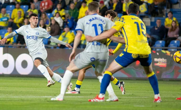 Jornada 28: Las Palmas 2-2 Alavés. Estadísticas y puntos fantasy