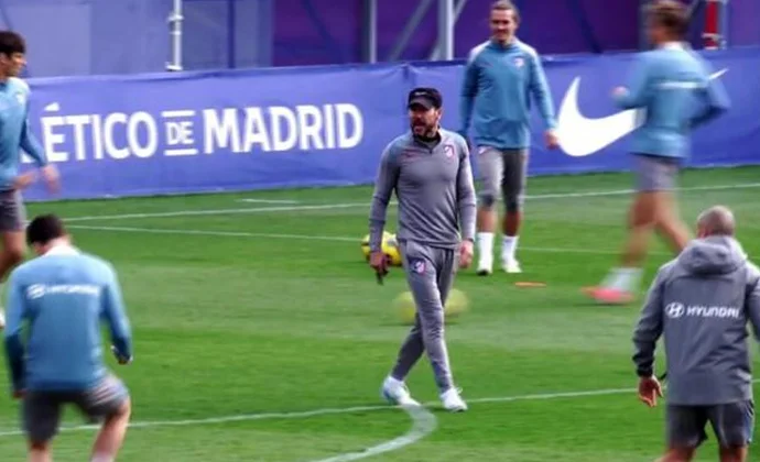 Rodrigo de Paul y Koke, al margen en la vuelta al trabajo del equipo