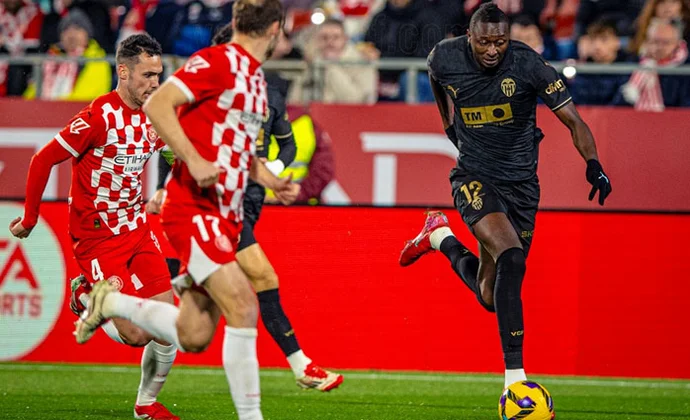 Jornada 28: Girona 1-1 Valencia. Estadísticas y puntos fantasy