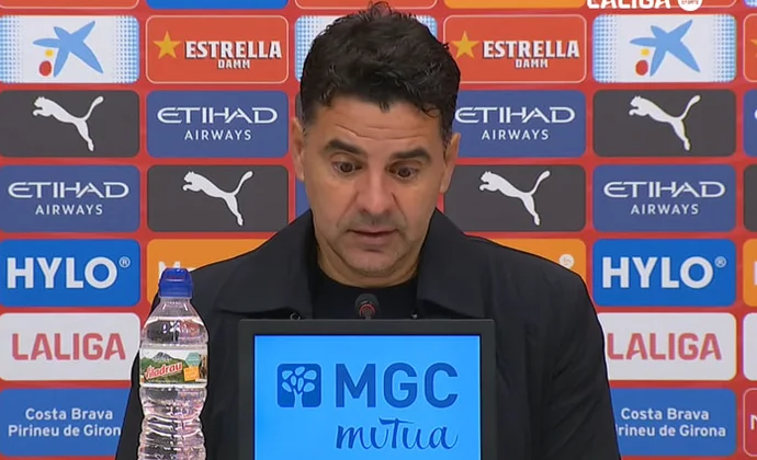 Míchel expresa sus sensaciones y habla de Bryan Gil, Iván Martín, Arthur, Blind, Stuani y el objetivo del equipo