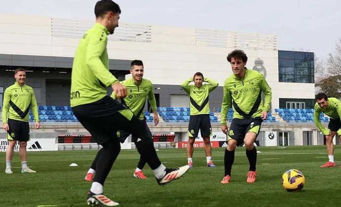 Sucic, Zakharyan, Brais y Pacheco, bajas en la última sesión en Valdebebas