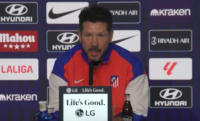 Simeone zanja la polémica y habla de Sorloth, Barrios, Lenglet y el Barcelona