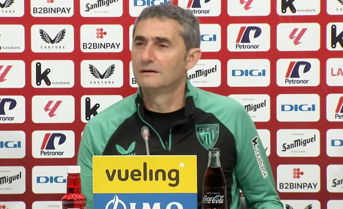 Valverde confirma rotaciones y habla de Paredes, Sannadi, Nico Williams, Núñez, Jauregizar, Izagirre, el Sevilla y el Rangers