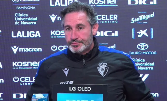 Vicente Moreno no revela si Aimar Oroz será titular y habla de Bryan, la fragilidad defensiva y el Getafe