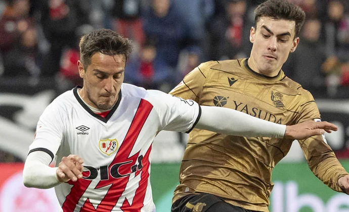 Jornada 28: Rayo 2-2 Real Sociedad. Estadísticas y puntos fantasy