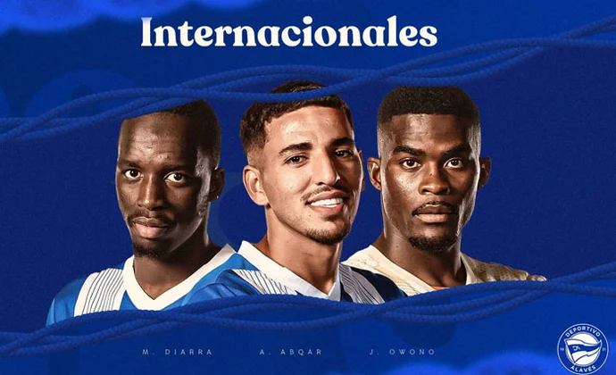 Diarra, Abqar y Owono, concentrados con sus selecciones