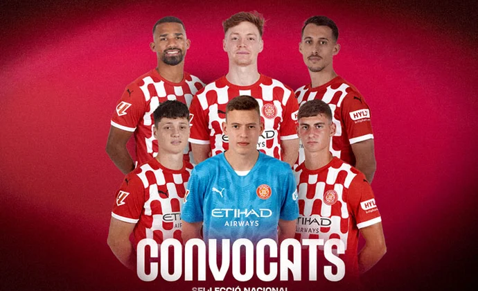 El Girona pierde a seis futbolistas por compromisos internacionales