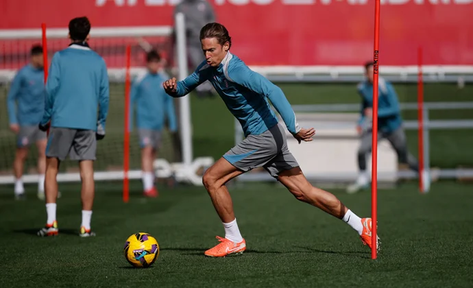 Lemar y Koke, al margen y Barrios parcialmente en la última sesión de la semana