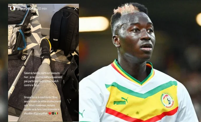 Senegal desconvoca a Pape Gueye por un esguince de tobillo