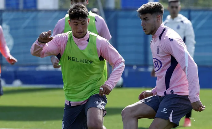 El Espanyol inicia la semana pendiente de Tejero y Gragera