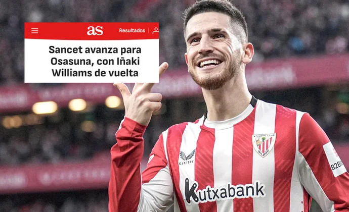 As insiste por segundo día consecutivo en que Sancet estará contra Osasuna