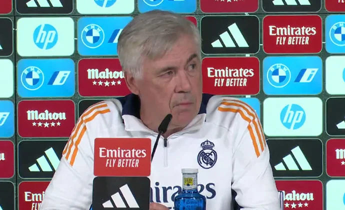 Ancelotti explica cómo llega el equipo y habla de Vinicius, Tchouaméni, Mendy, Ceballos, Courtois y el objetivo de la Liga