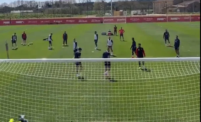 Miovski, Abel Ruiz y Romeu, bajas en la sesión previa al partido. Solís entrena normal