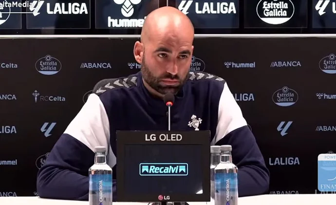 Giráldez, sobre Swedberg, Hugo Álvarez, Bajcetic, el lateral izquierdo, el sistema y Las Palmas