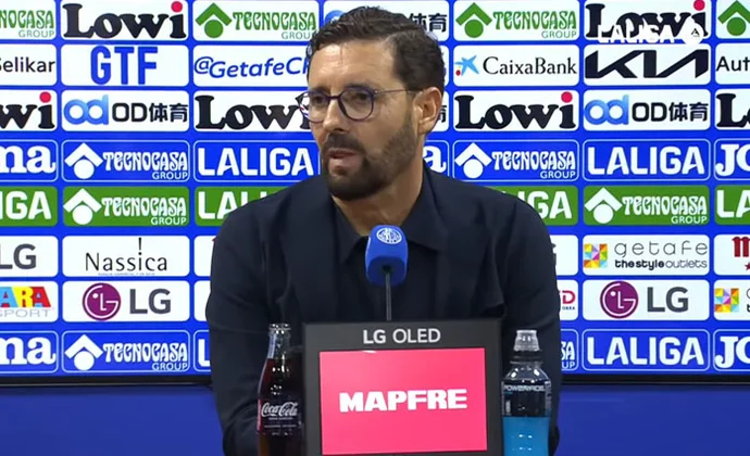 Bordalás analiza la derrota y habla de Duarte, Alderete, Djené y Nyom